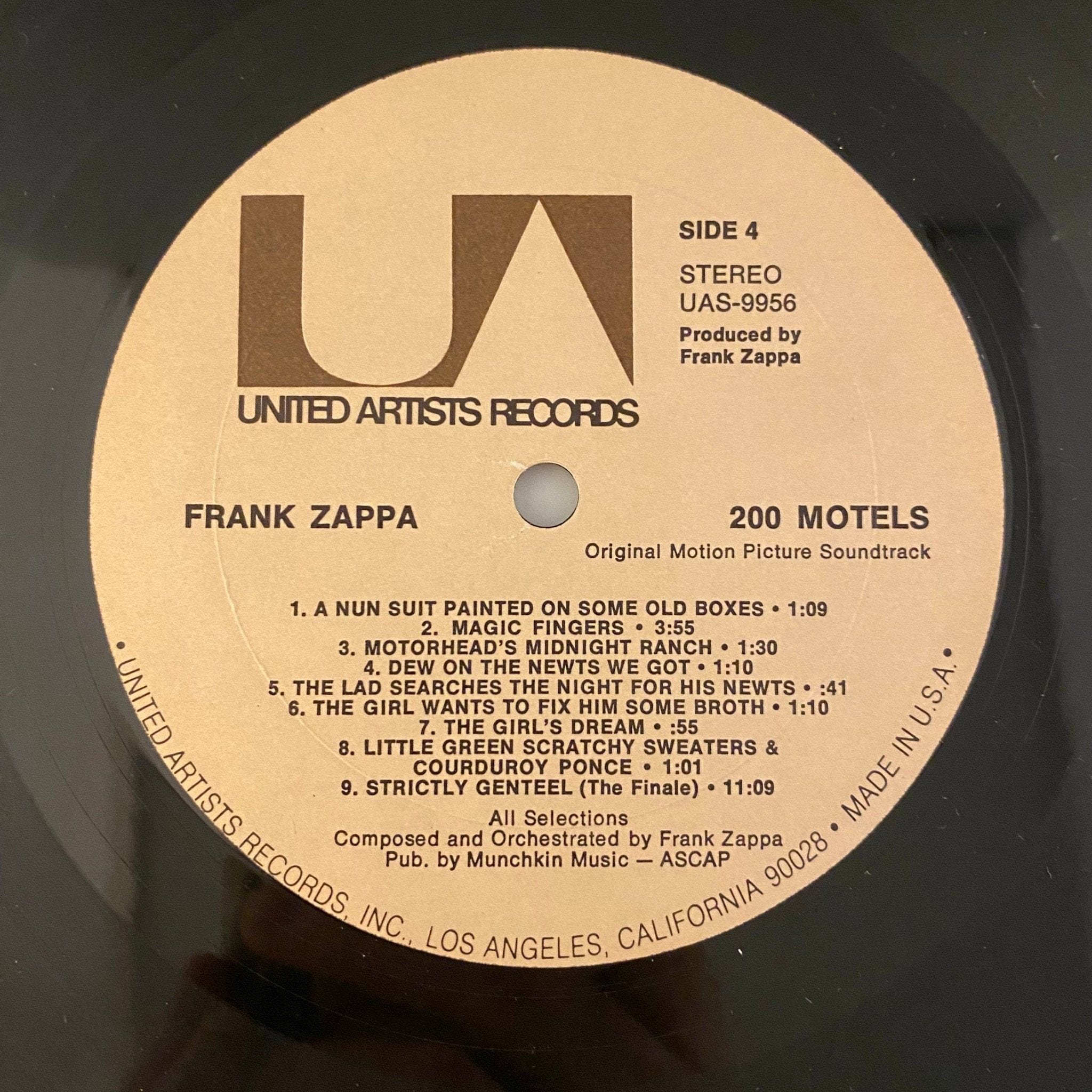 Frank Zappa – 200 Motels 2LP USED VG+/VG - Image 11