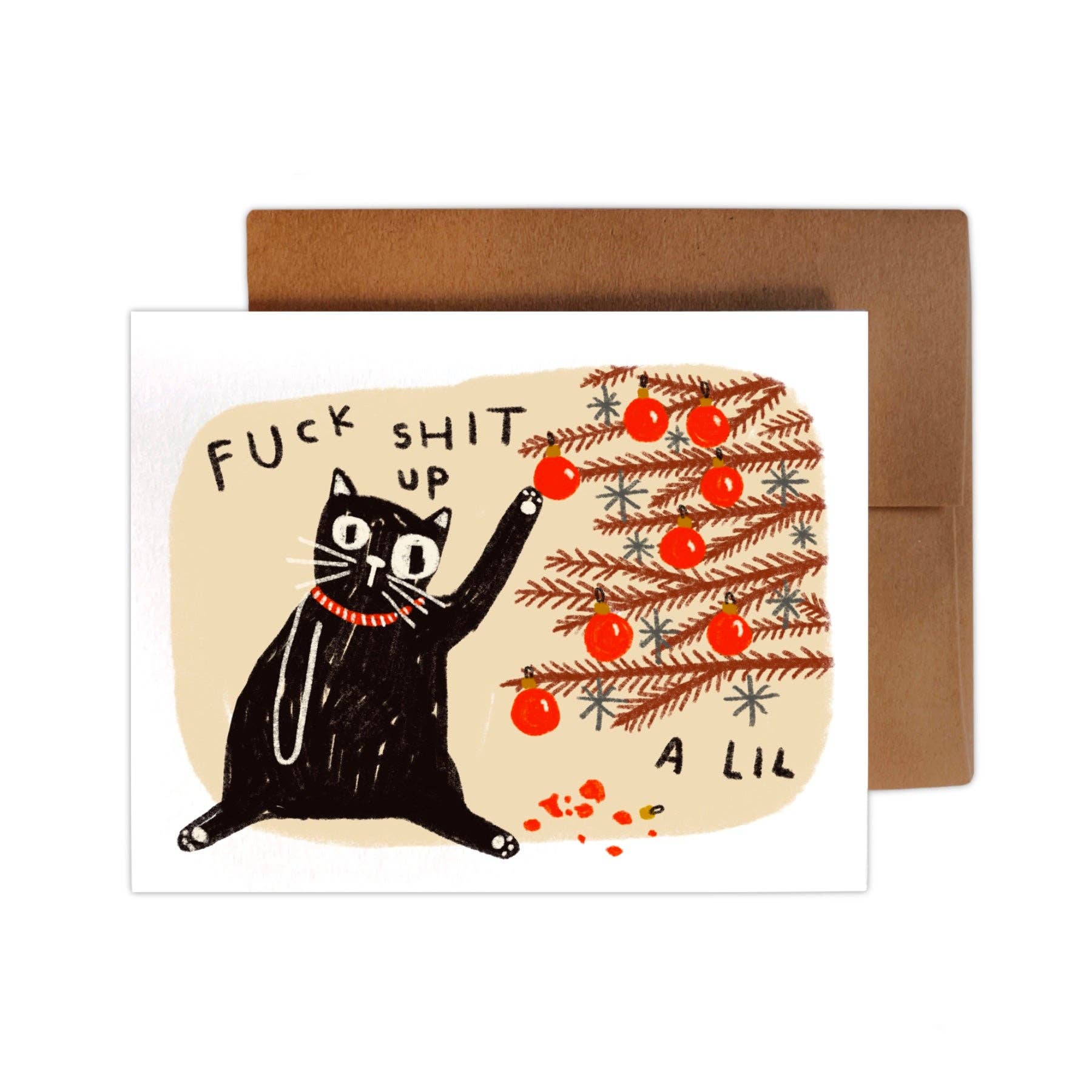 Fuck Shit Up A Lil Holiday Card - Image 3