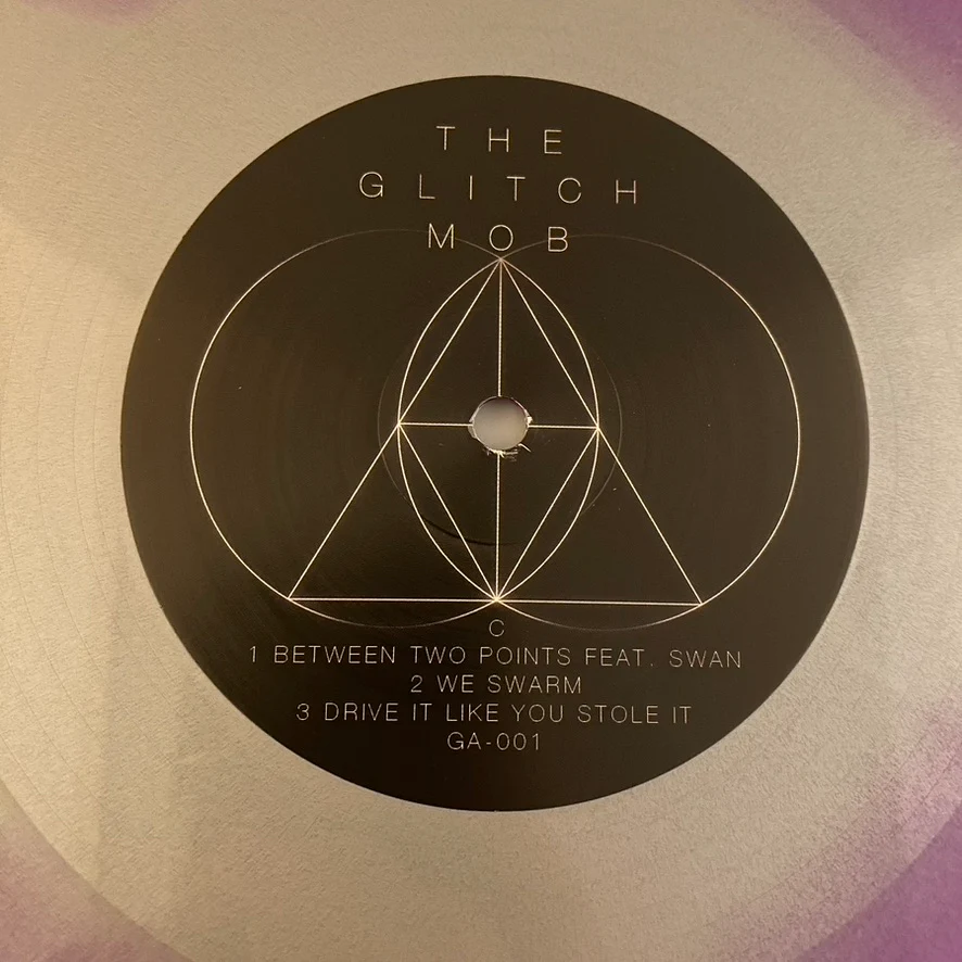 Glitch Mob – Drink The Sea 2LP USED VG++/VG+ Purple/Silver Marble Vinyl - Image 6