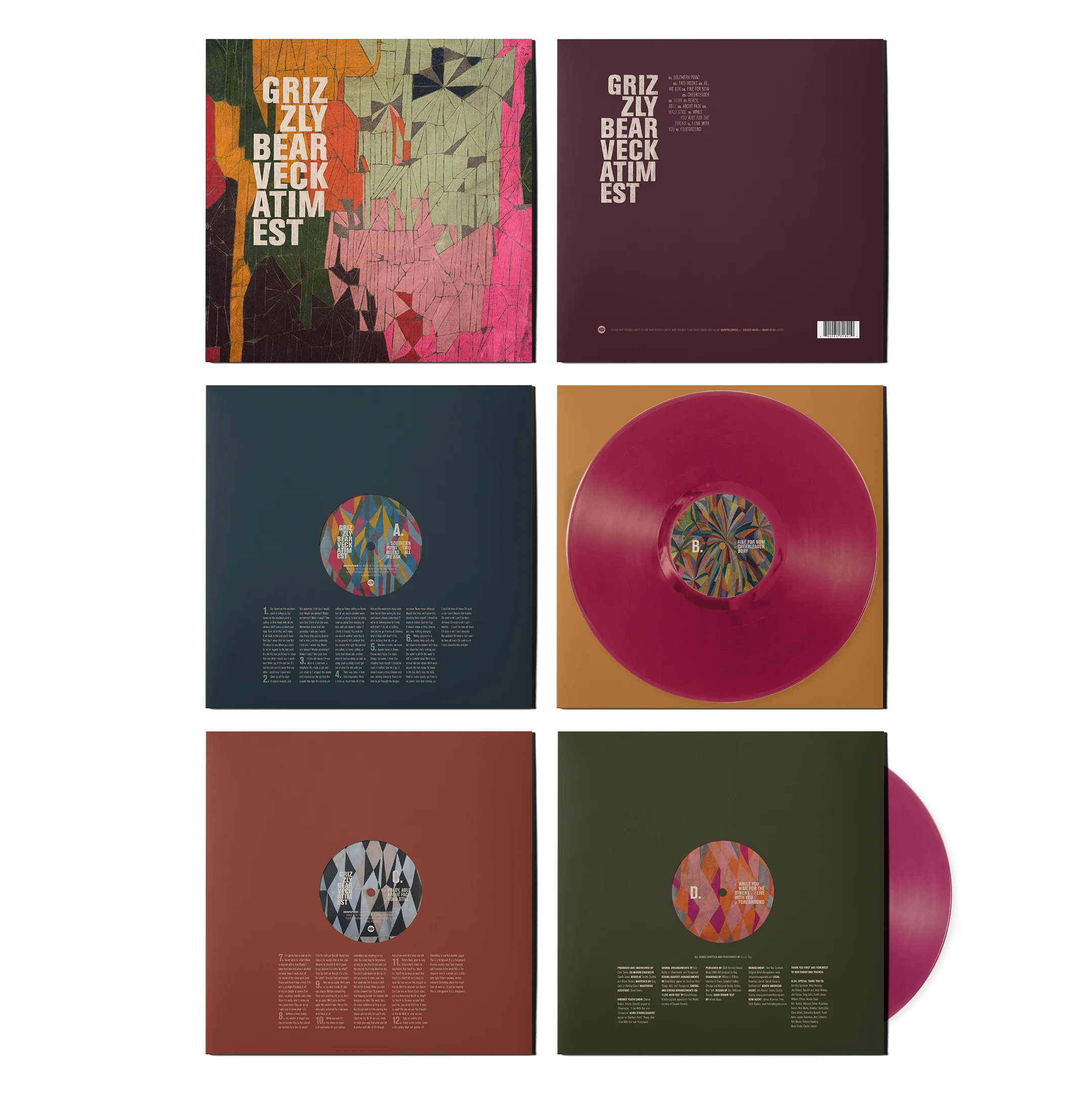 Grizzly Bear - Veckatimest 2LP NEW - Image 2