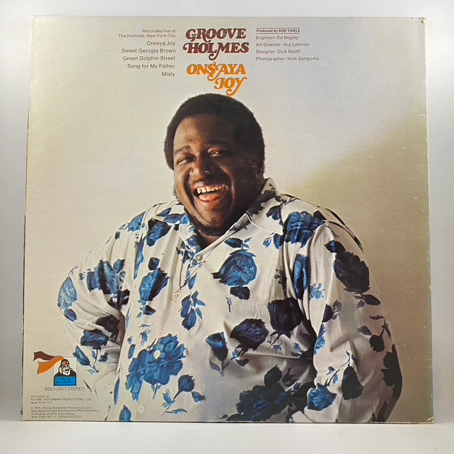Groove Holmes – Onsaya Joy LP USED Vinyl VG+/VG+ - Image 2