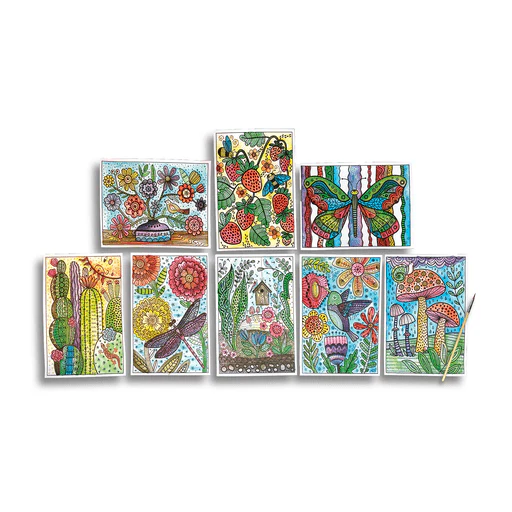 Hidden Colors Magic Paint Sheets (9 PC Set)- Magic Nature - Image 3