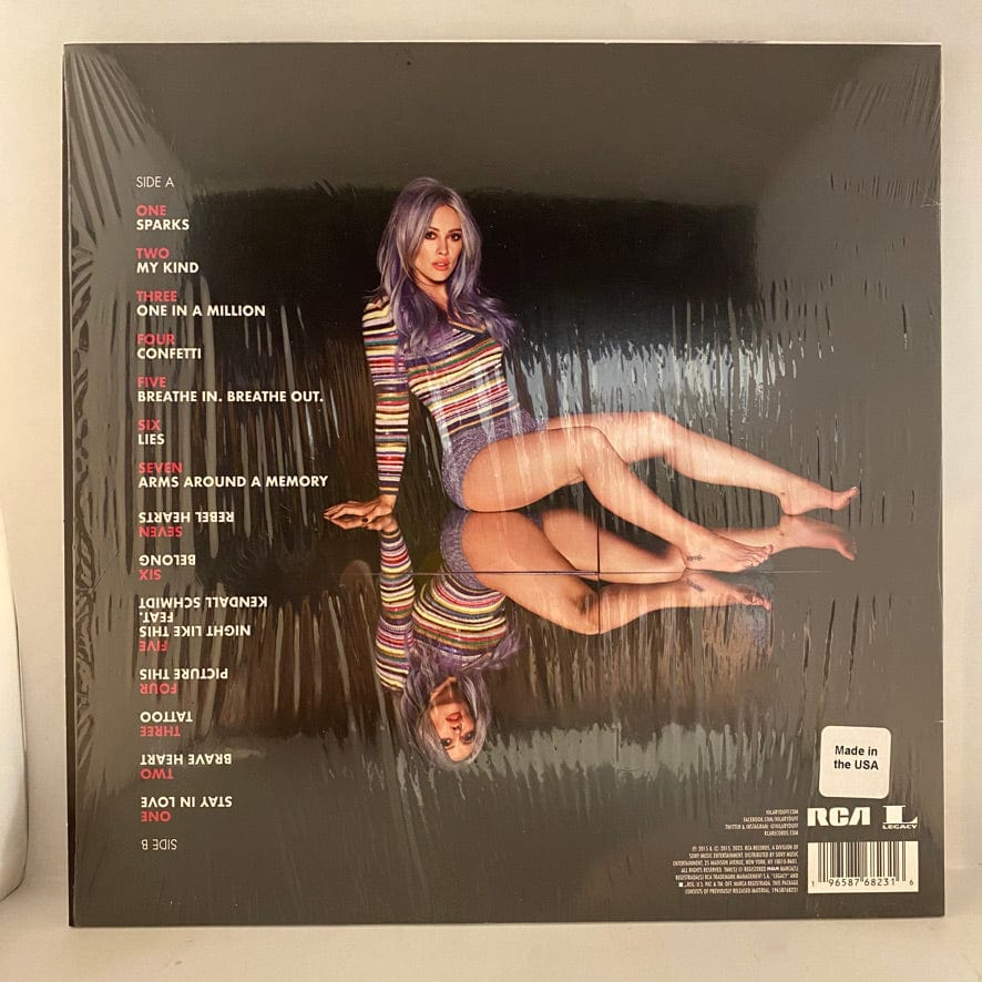 Hilary Duff – Breathe In. Breathe Out. LP USED VG+/VG++ Red Vinyl - Image 2