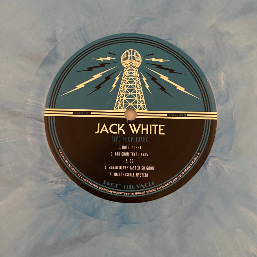 Jack White – Acoustic Tour 2015 2LP USED NM/VG+ Blue Marble Vinyl Box Set w/ DVD - Image 6