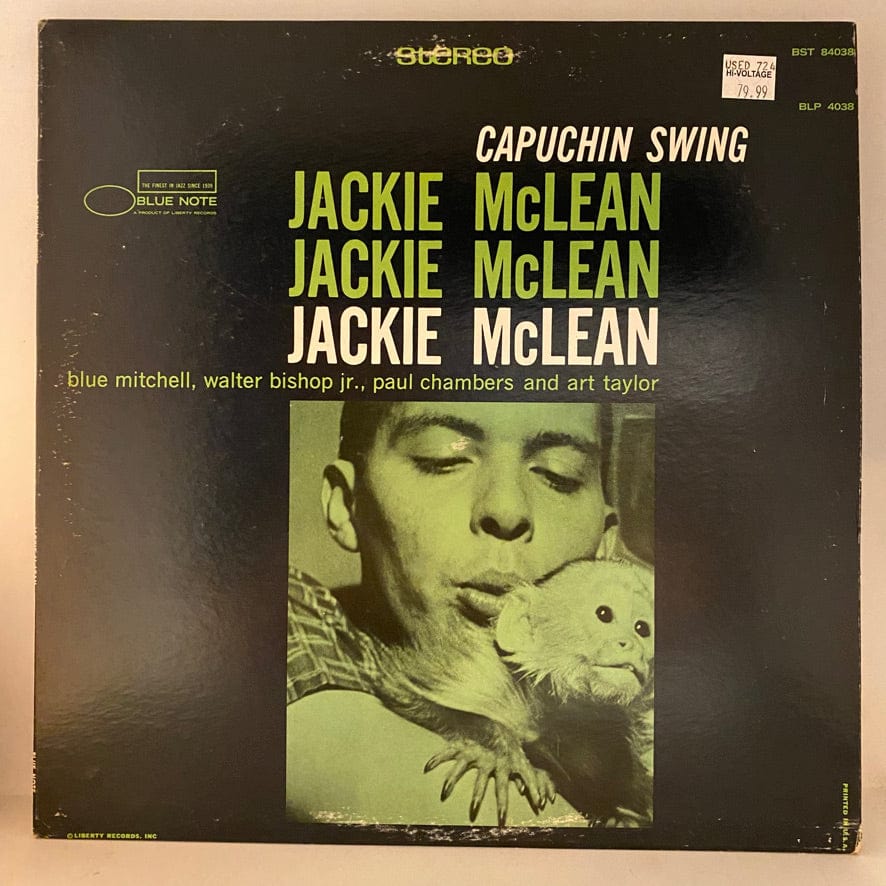Jackie McLean – Capuchin Swing LP USED VG++/VG+ 1966 Pressing