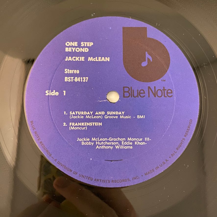 Jackie McLean – One Step Beyond LP USED NM/VG 1973 Pressing - Image 3