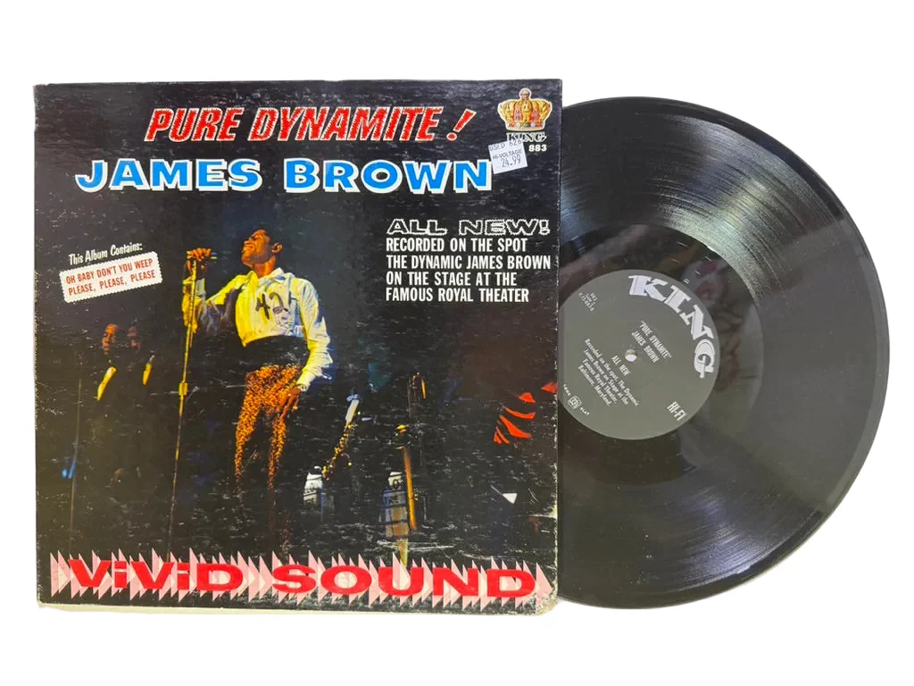 James Brown – Pure Dynamite! (Live At The Royal) LP USED Vinyl VG/G+