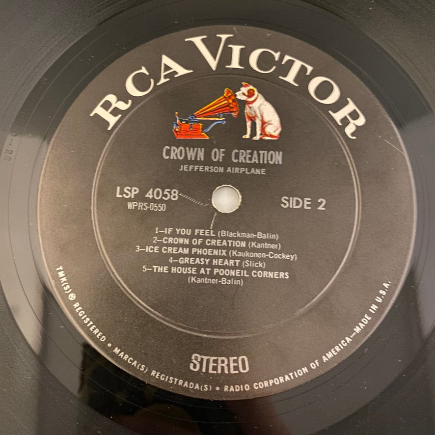 Jefferson Airplane – Crown Of Creation LP USED VG+/VG+ - Image 5