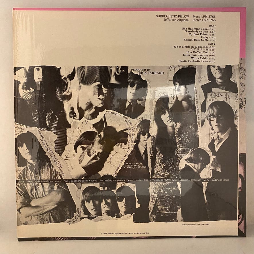 Jefferson Airplane – Surrealistic Pillow LP USED VG++/NM 1967 Pressing - Image 2