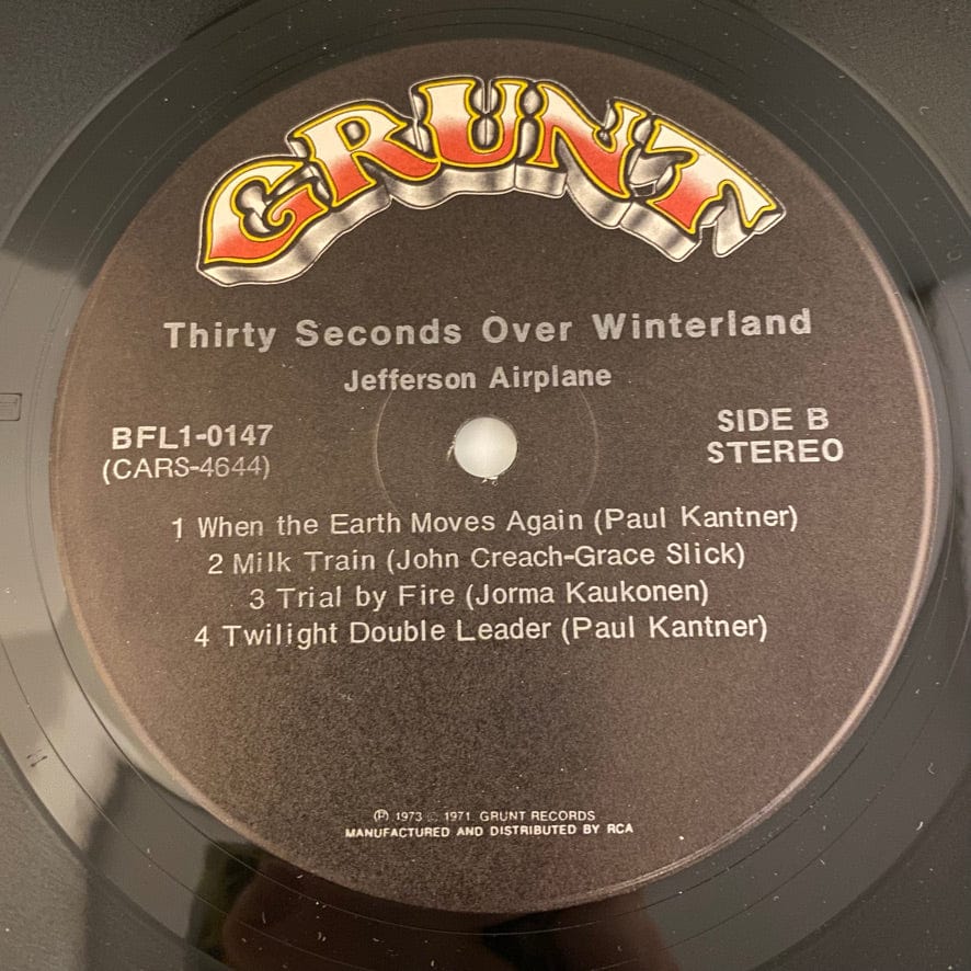 Jefferson Airplane – Thirty Seconds Over Winterland LP USED VG++/VG+ - Image 5
