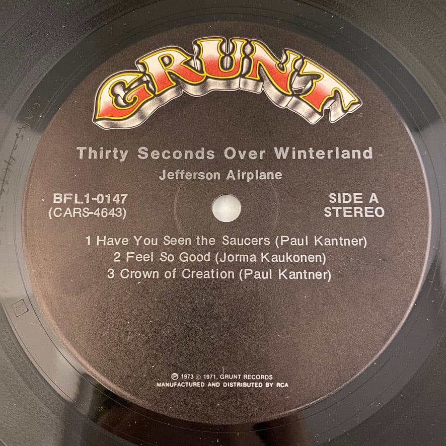 Jefferson Airplane – Thirty Seconds Over Winterland LP USED VG++/VG+ - Image 6