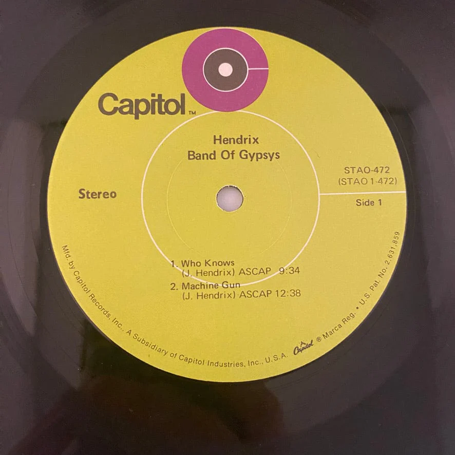 Jimi Hendrix – Band Of Gypsys LP USED VG++/VG+ 1971 Pressing - Image 3