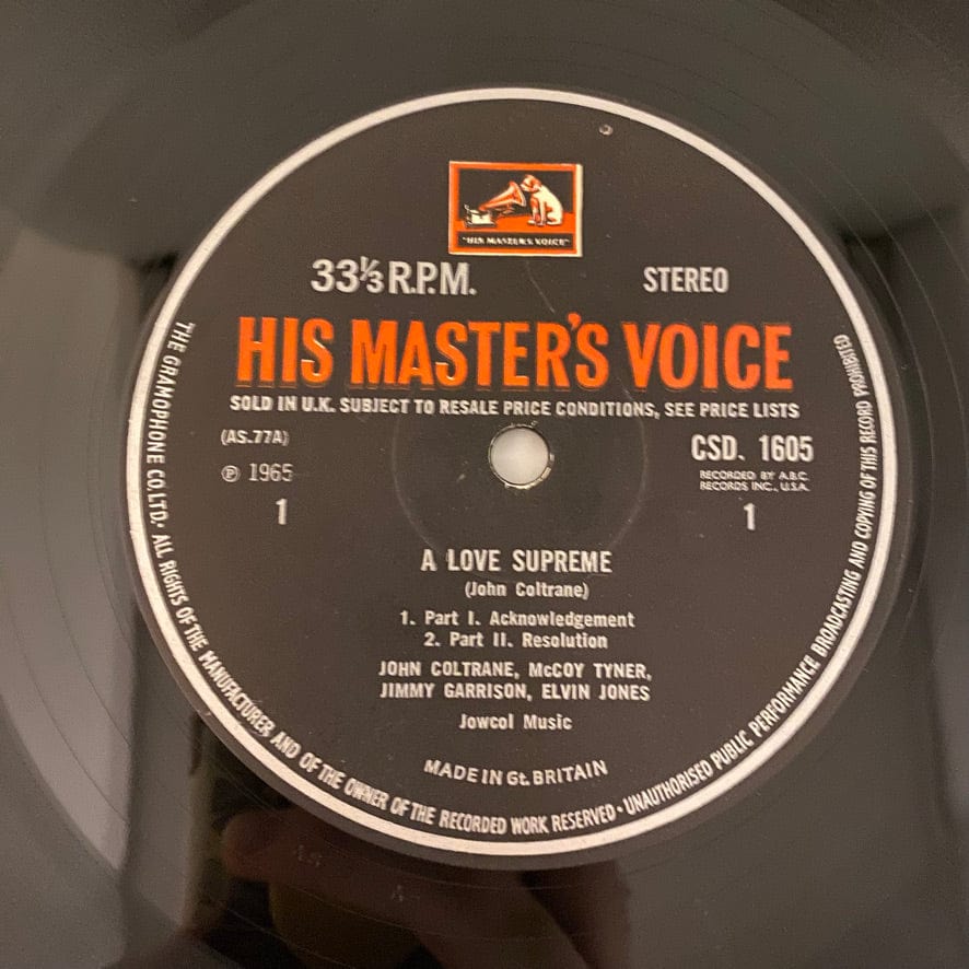 John Coltrane – A Love Supreme VG+/VG+ 1965 UK Pressing - Image 7