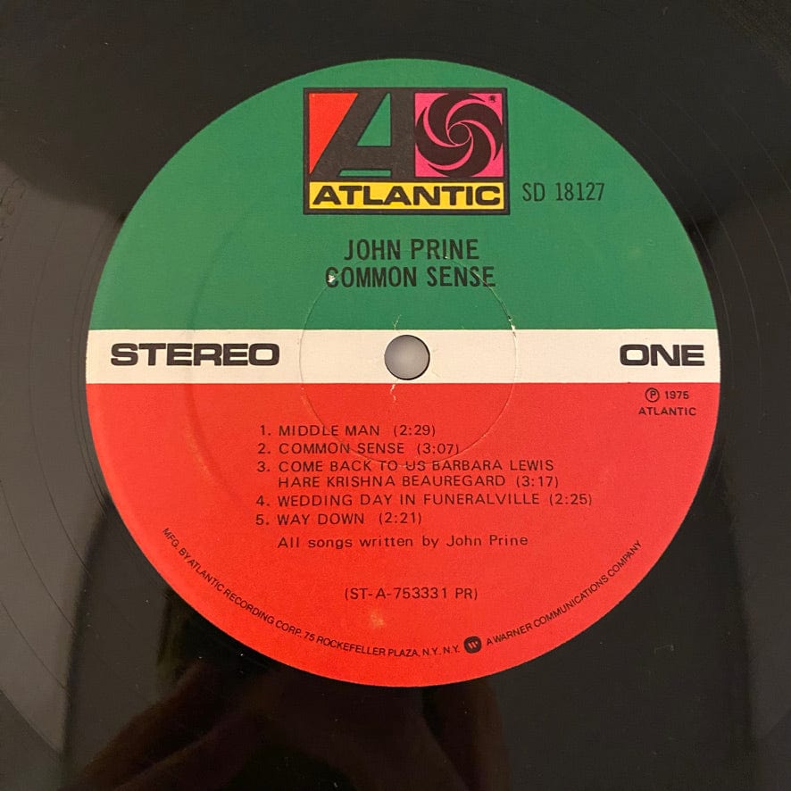 John Prine – Common Sense LP USED VG+/VG - Image 4