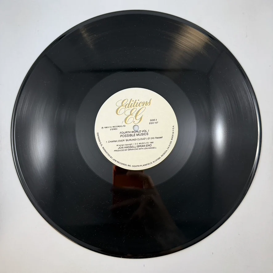 Jon Hassell / Brian Eno – Fourth World Vol. 1 - Possible Musics LP USED Vinyl NM/VG++ - Image 4