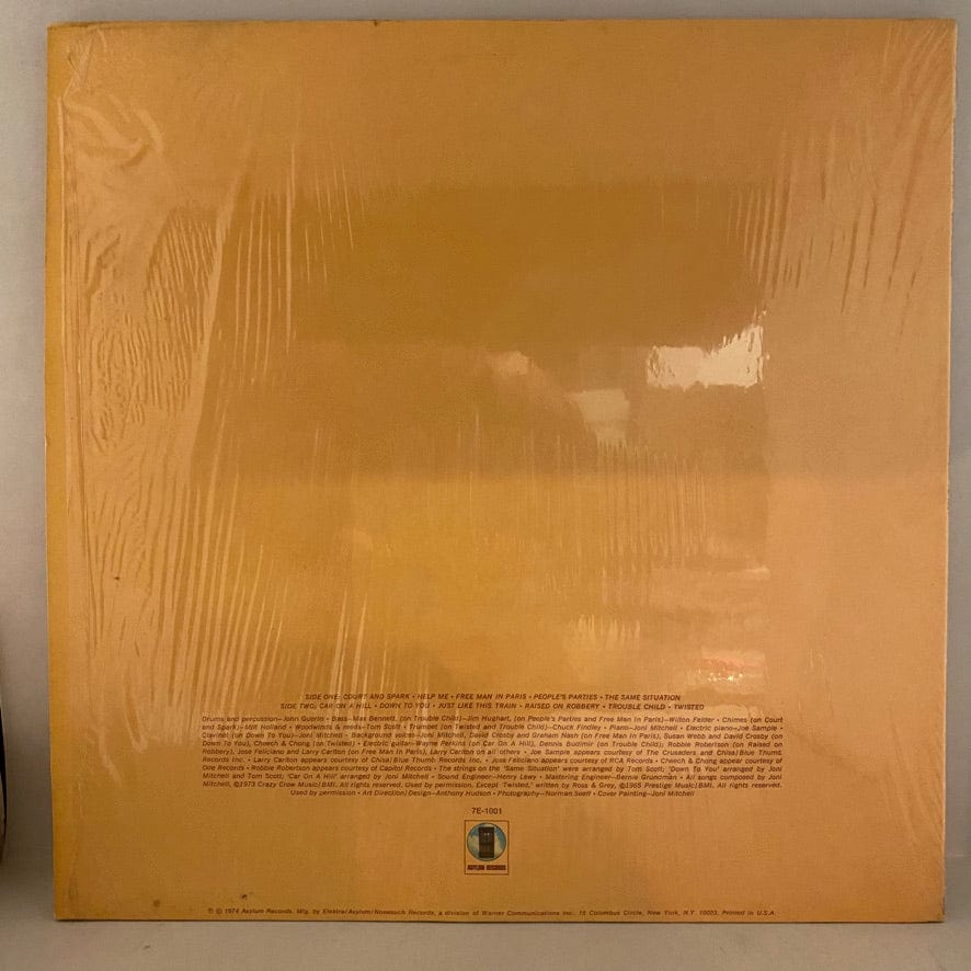 Joni Mitchell – Court And Spark LP USED NM/NM 1974 Pressing w/ Hype Sticker in Shrink - Image 2