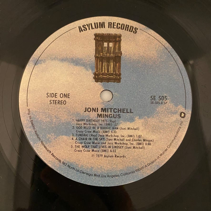 Joni Mitchell – Mingus LP USED NM/VG++ 1979 Record Club Pressing - Image 3