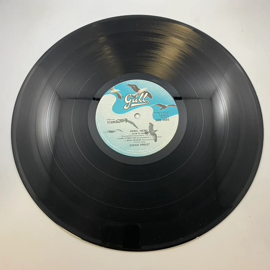 Judas Priest – Hero, Hero LP USED Vinyl VG+/VG+ - Image 5