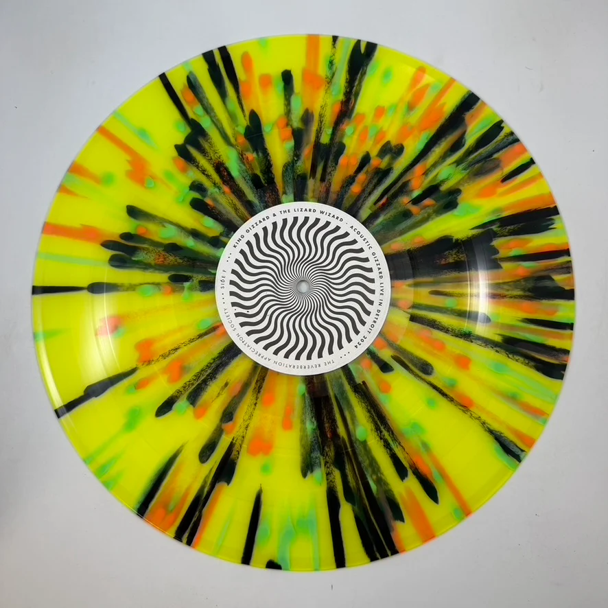 King Gizzard And The Lizard Wizard – Acoustic Gizzard Live In Detroit 2024 LP USED Vinyl NM/VG+ Color Vinyl - Image 11