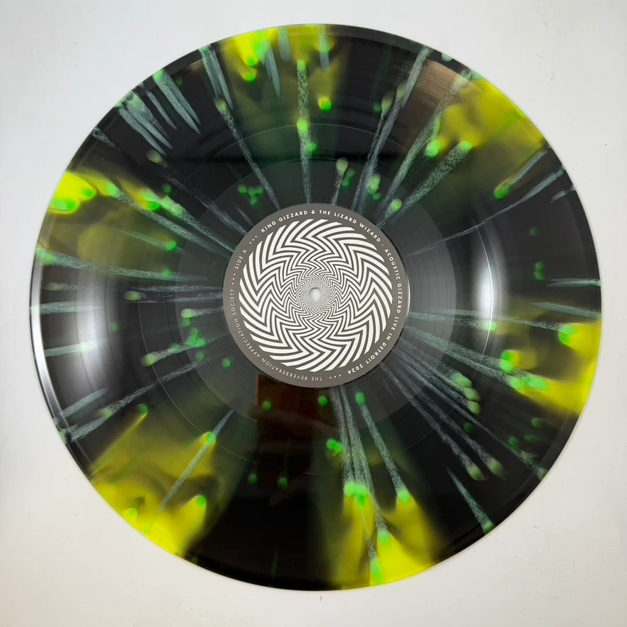 King Gizzard And The Lizard Wizard – Acoustic Gizzard Live In Detroit 2024 LP USED Vinyl NM/VG+ Color Vinyl - Image 4