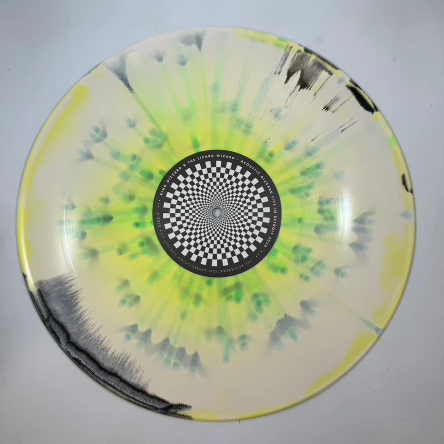 King Gizzard And The Lizard Wizard – Acoustic Gizzard Live In Detroit 2024 LP USED Vinyl NM/VG+ Color Vinyl - Image 7