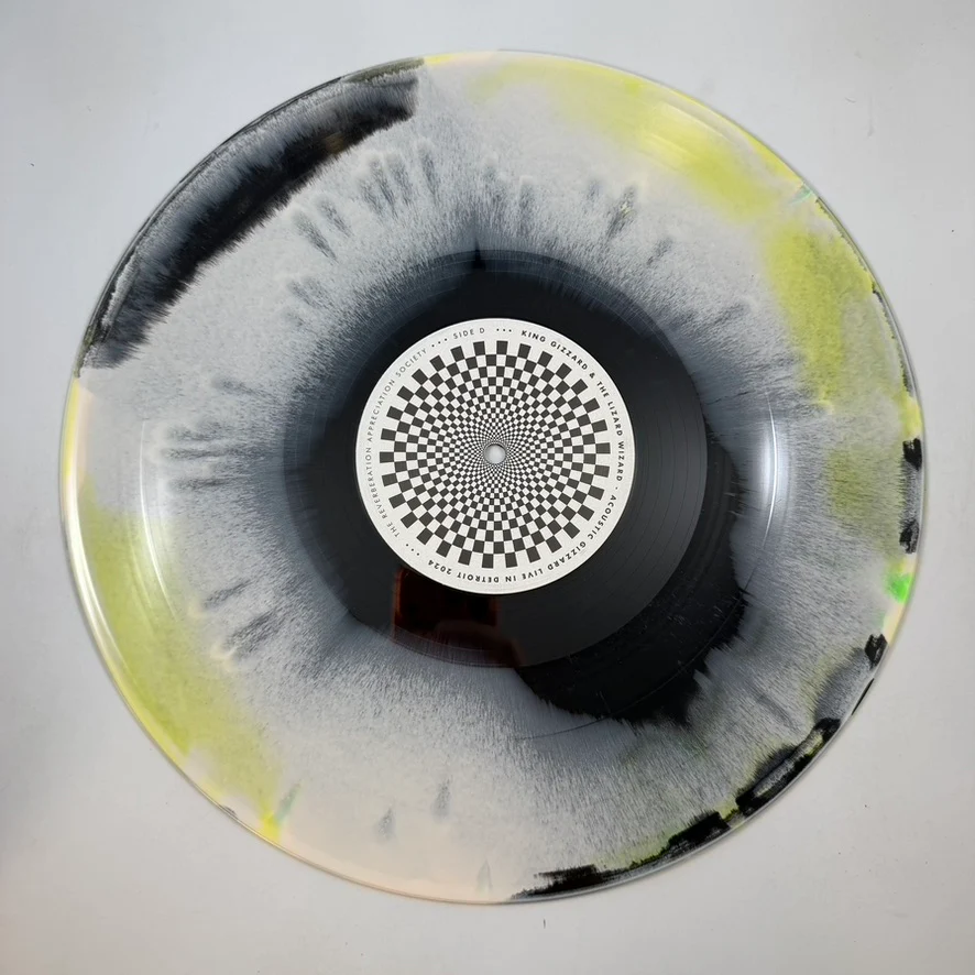 King Gizzard And The Lizard Wizard – Acoustic Gizzard Live In Detroit 2024 LP USED Vinyl NM/VG+ Color Vinyl - Image 8
