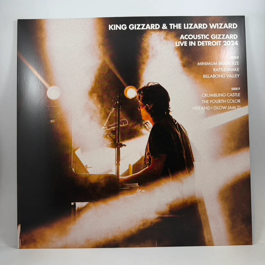 King Gizzard And The Lizard Wizard – Acoustic Gizzard Live In Detroit 2024 LP USED Vinyl NM/VG+ Color Vinyl - Image 9