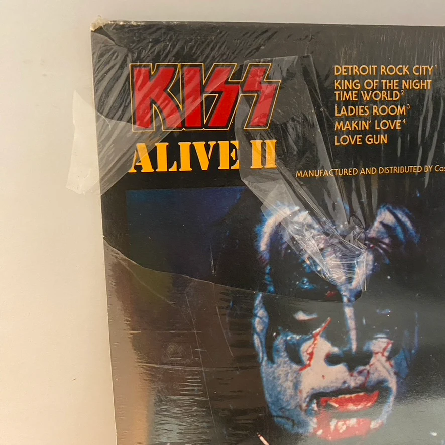 Kiss – Alive II 2LP USED NOS STILL SEALED 1977 Record Club Pressing - Image 3