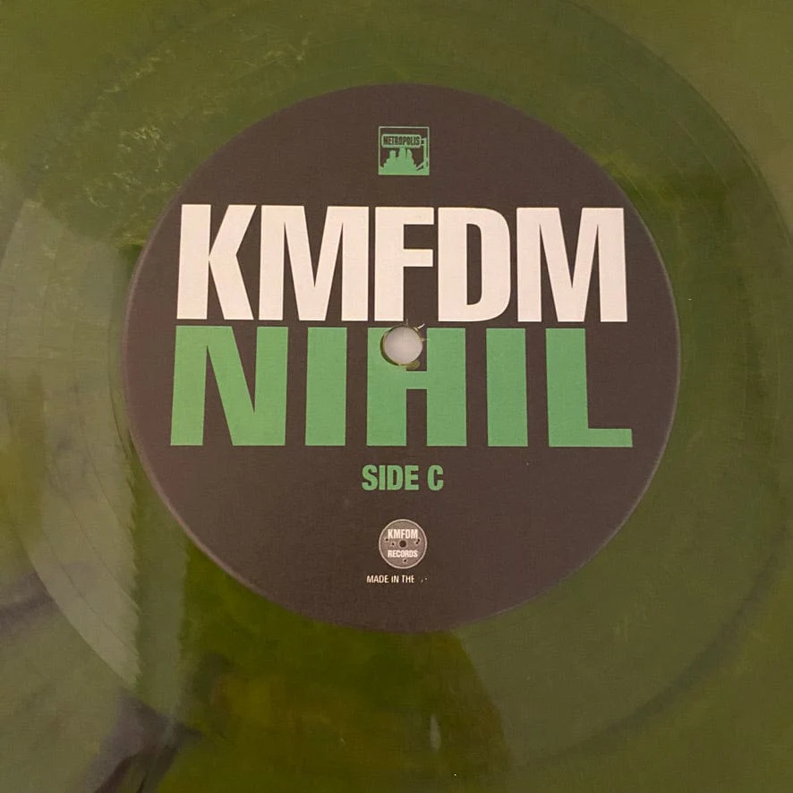 KMFDM – Nihil 2LP USED NM/NM Hand Poured Vinyl - Image 5