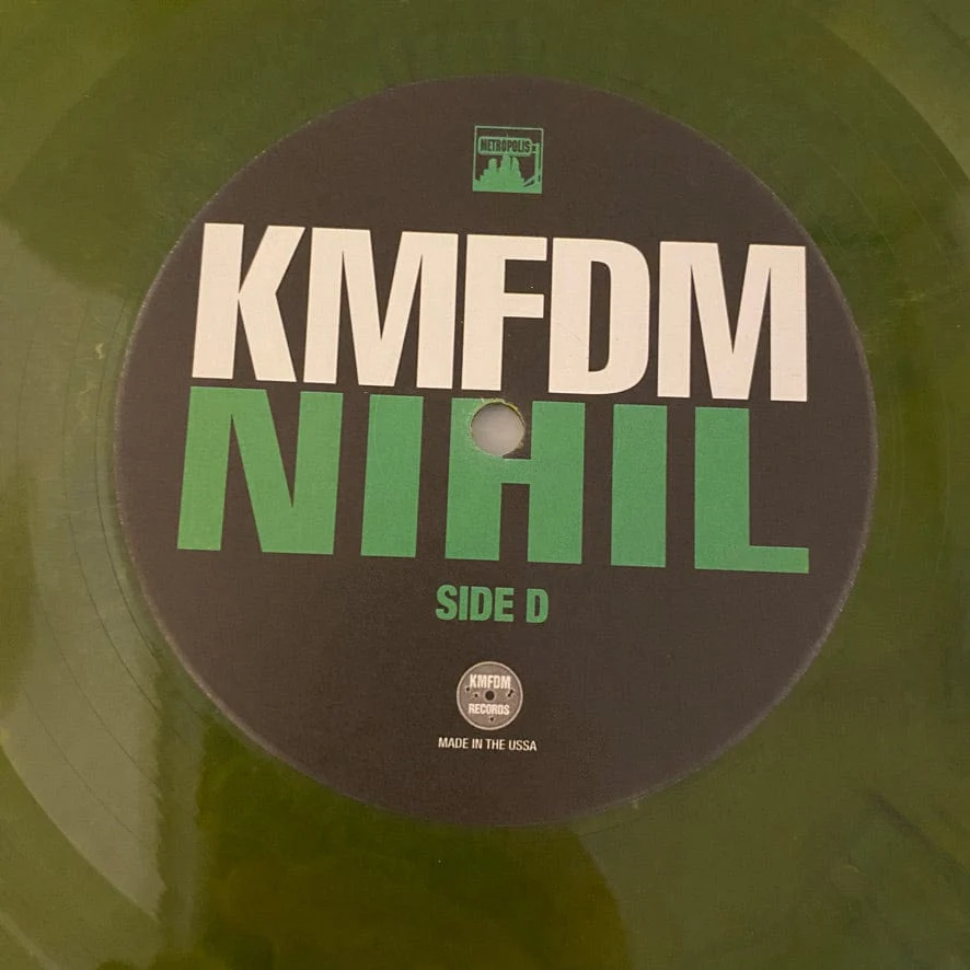KMFDM – Nihil 2LP USED NM/NM Hand Poured Vinyl - Image 6