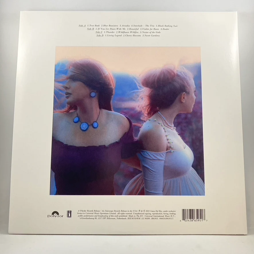 Lana Del Rey – Blue Banisters LP USED Vinyl NM/NM Color Vinyl - Image 2