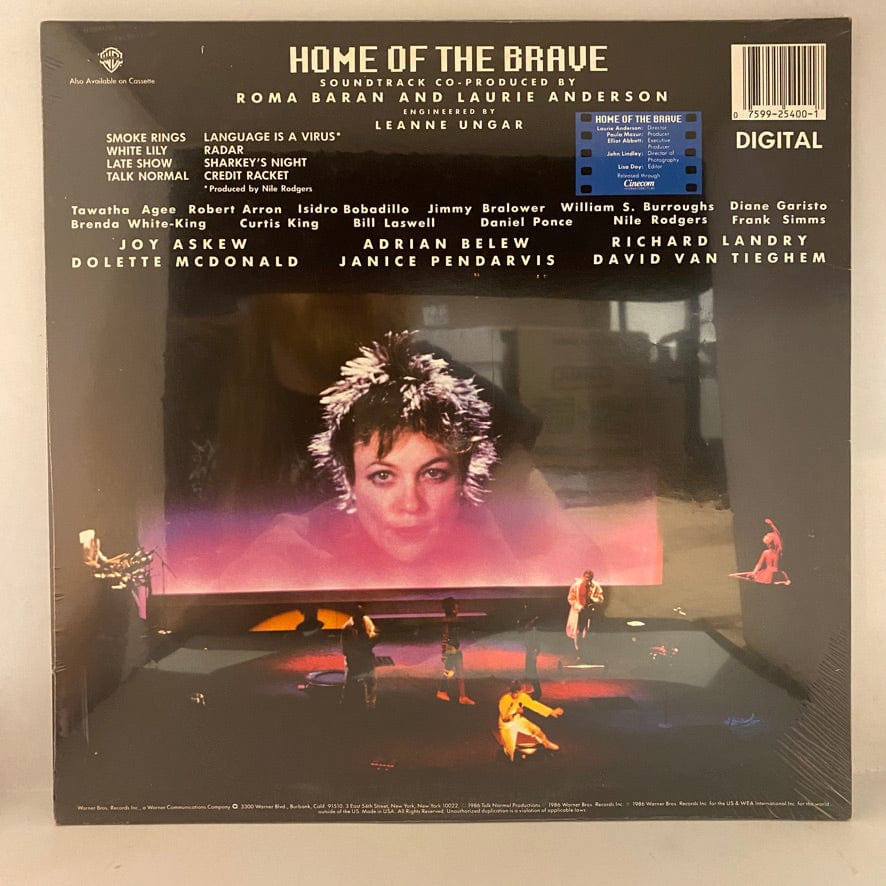 Laurie Anderson – Home Of The Brave LP USED NOS STILL SEALED - Image 2