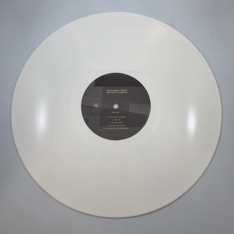 Leonard Cohen – You Want It Darker LP USED Vinyl NM/VG+ Color Vinyl - Image 3