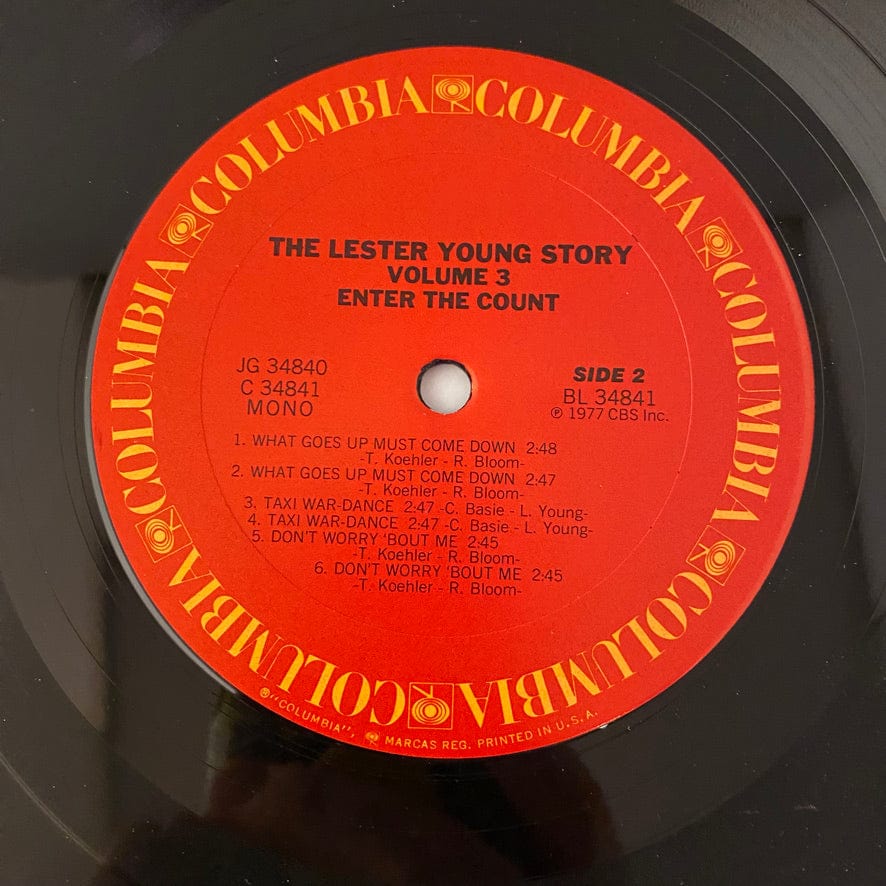 Lester Young – The Lester Young Story / Volume 3 Enter The Count 2LP USED VG+/VG+ - Image 5