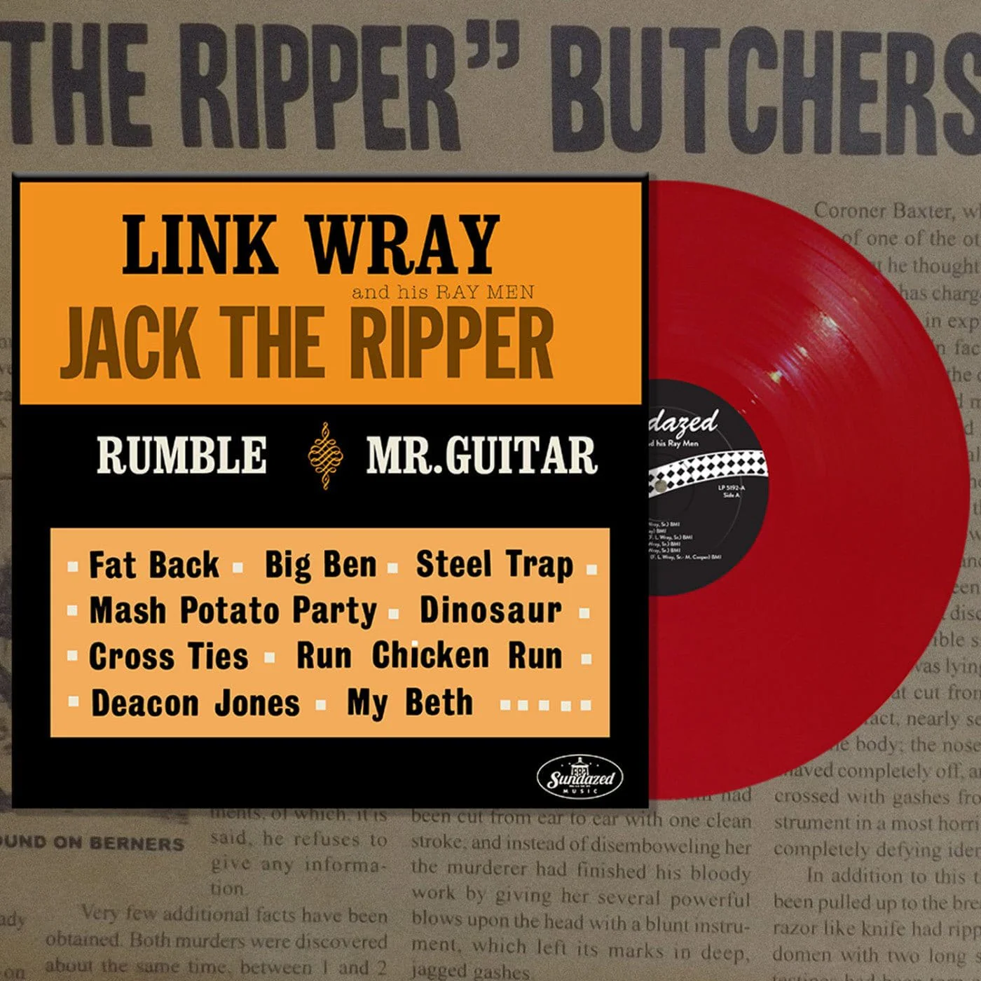 Link Wray - Jack The Ripper LP NEW Colored Vinyl