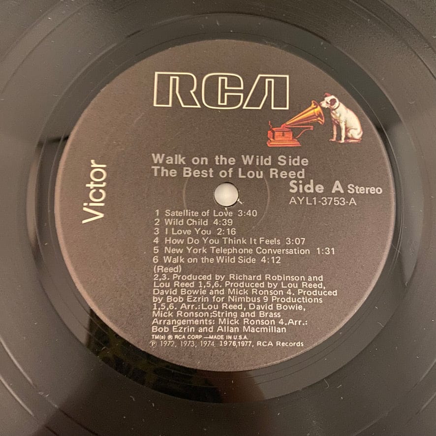 Lou Reed – Walk On The Wild Side - The Best Of Lou Reed LP USED NM/VG++ - Image 3