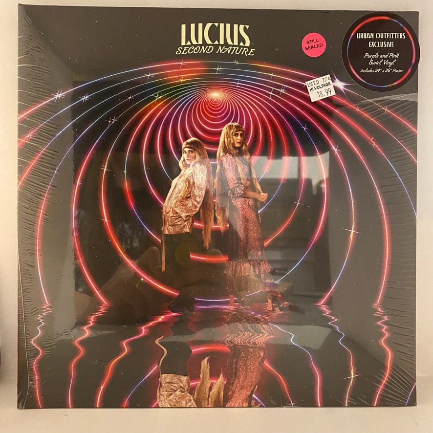 Lucius – Second Nature LP USED NOS STILL SEALED Purple/Pink Swirl Vinyl