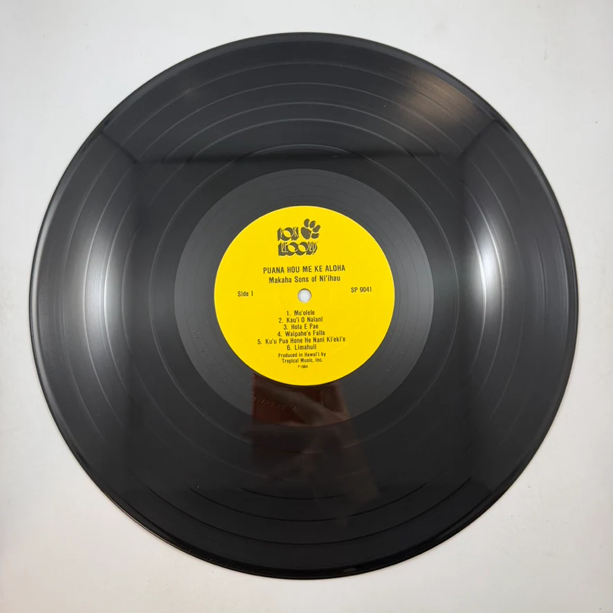 Makaha Sons Of Ni'ihau – Puana Hou Me Ke Aloha LP USED Vinyl VG+/VG - Image 3