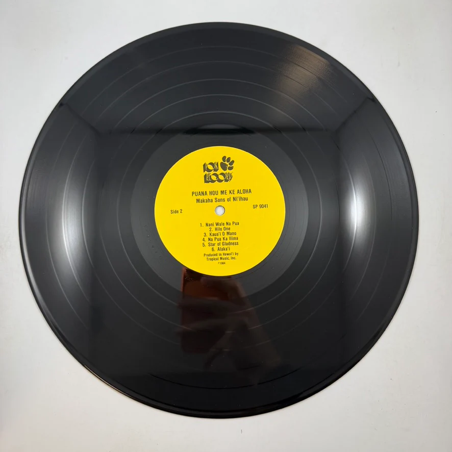 Makaha Sons Of Ni'ihau – Puana Hou Me Ke Aloha LP USED Vinyl VG+/VG - Image 4