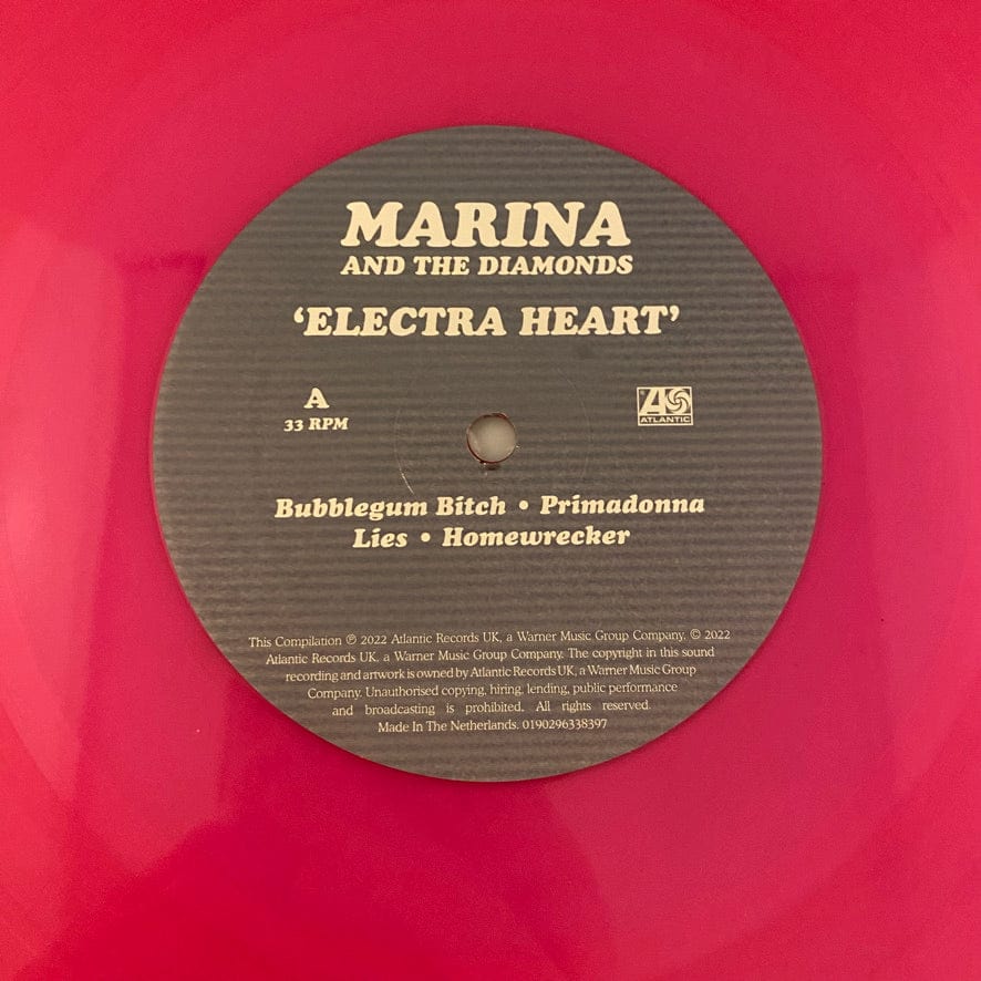 Marina And The Diamonds – Electra Heart (Platinum Blonde Edition) 2LP USED VG++/VG+ Pink Vinyl - Image 6