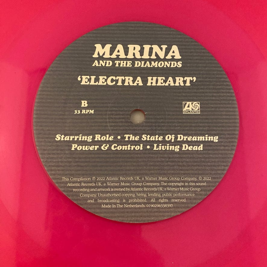Marina And The Diamonds – Electra Heart (Platinum Blonde Edition) 2LP USED VG++/VG+ Pink Vinyl - Image 7