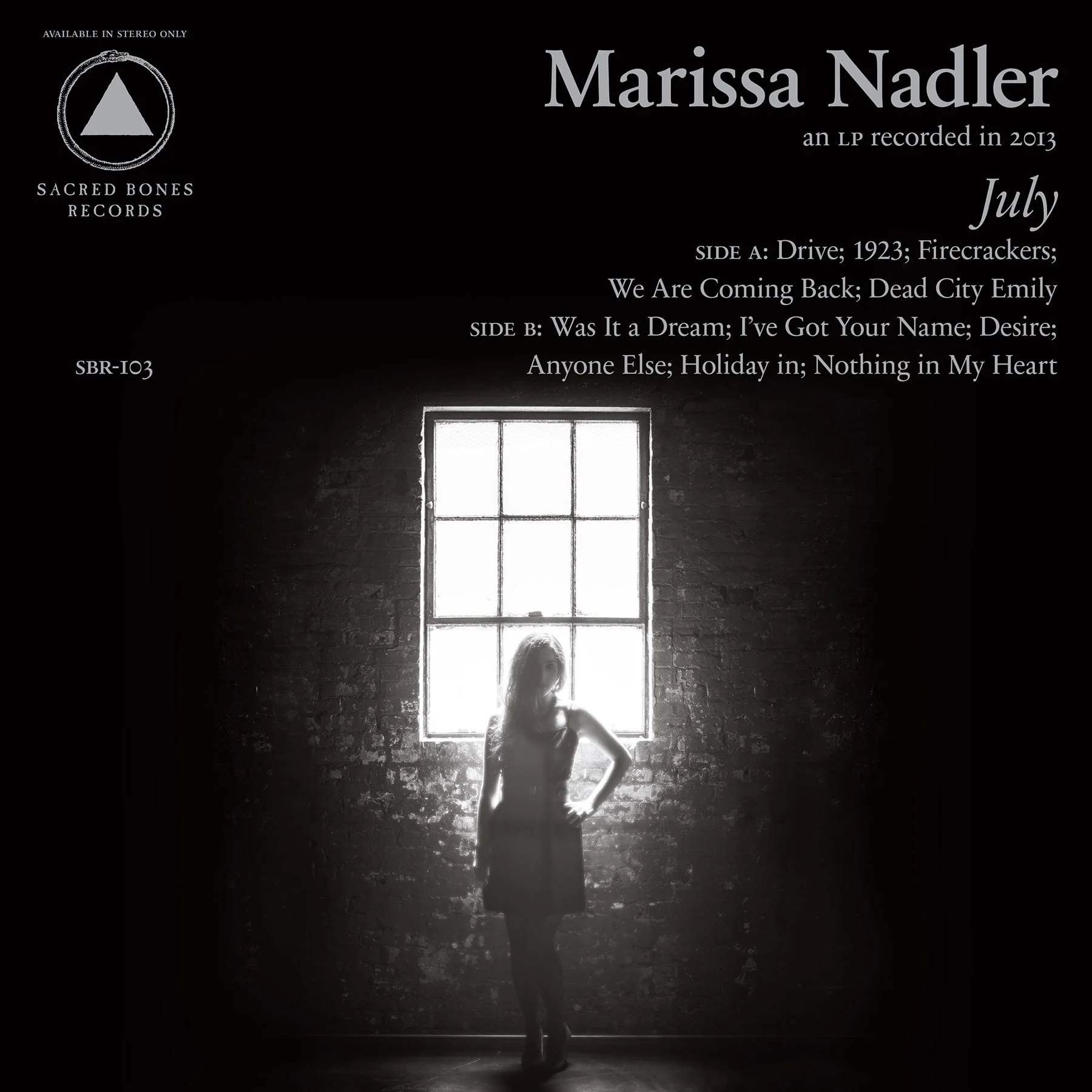 Marissa Nadler - July (10th Anniversary Edition) LP NEW SILVER VINYL