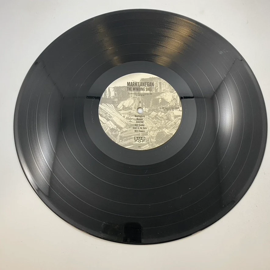 Mark Lanegan – The Winding Sheet LP USED Vinyl VG+/VG+ Original Pressing - Image 3