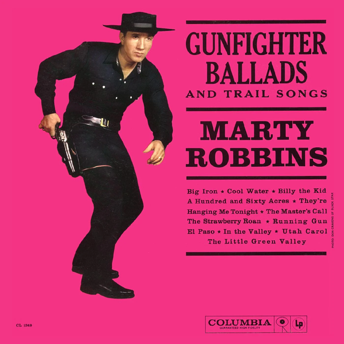 Marty Robbins - Sings Gunfighter Ballads and Trail Songs LP NEW COLOR VINYL