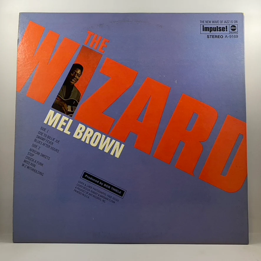 Mel Brown – The Wizard LP USED Vinyl VG/VG - Image 2