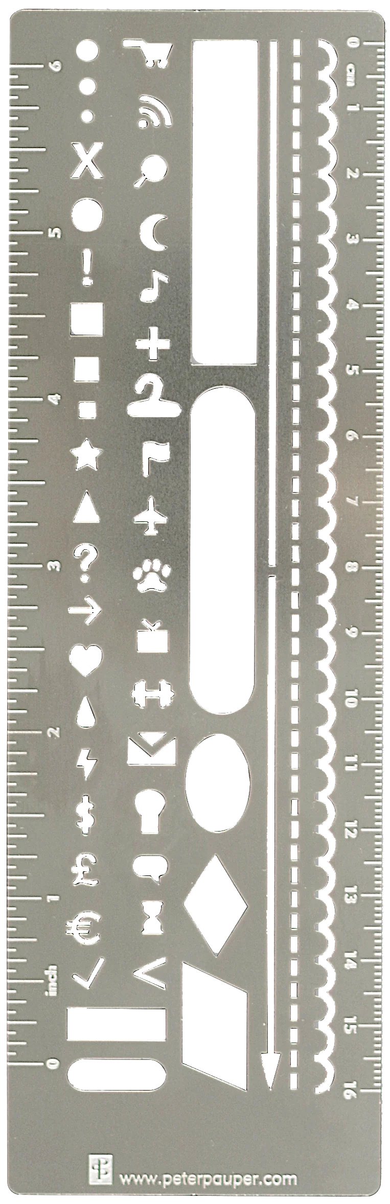Metal Stencil Bookmark