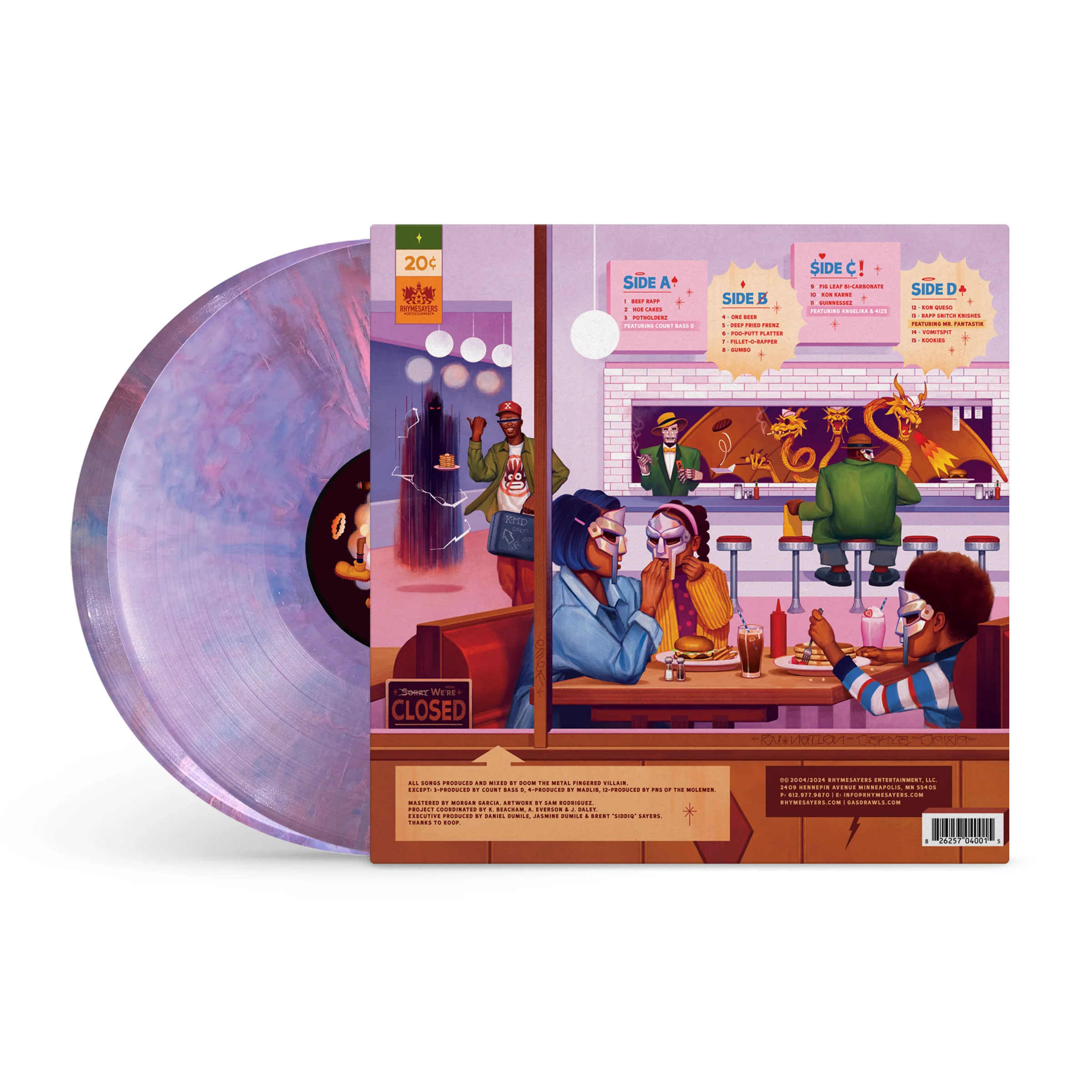 MF DOOM - MM..FOOD (20th Anniversary Edition) 2LP NEW - Image 2