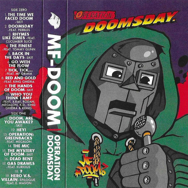 MF DOOM - Operation Doomsday CASSETTE NEW IMPORT
