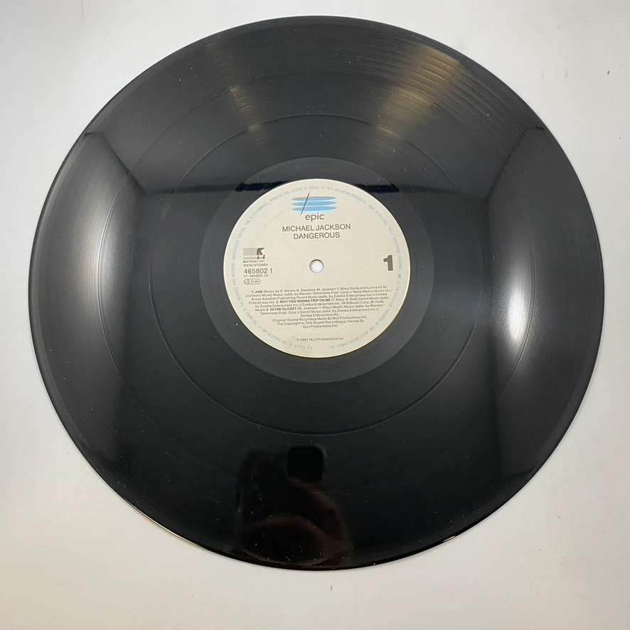 Michael Jackson – Dangerous LP USED Vinyl VG+/VG - Image 5