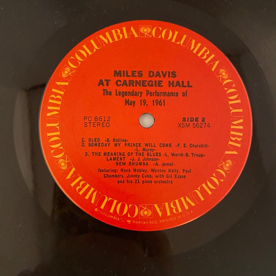 Miles Davis – Miles Davis At Carnegie Hall LP USED NM/VG+ 1971 Pressing - Image 4